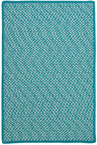 Colonial Mills Outdoor Houndstooth Tweed OT57 Turquoise